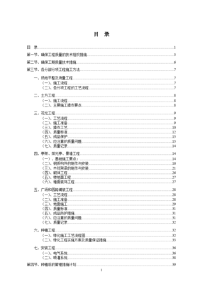 标准园林绿化工程施工组织设计方案范本